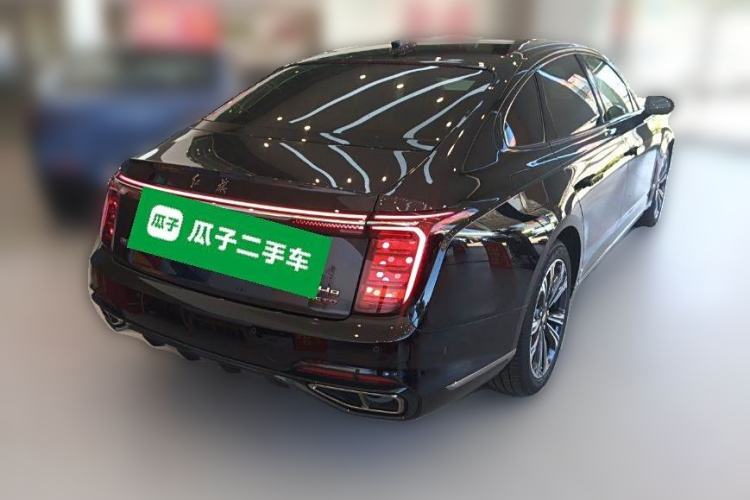 Used Hongqi H9 2024 2.0T Qichang Private Enjoyment Luxury Edition Rear Right 45 Deg