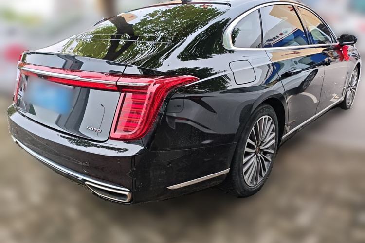 Used Hongqi H9 2020 3.0T Smart Connect Flagship Edition Rear Right 45 Deg