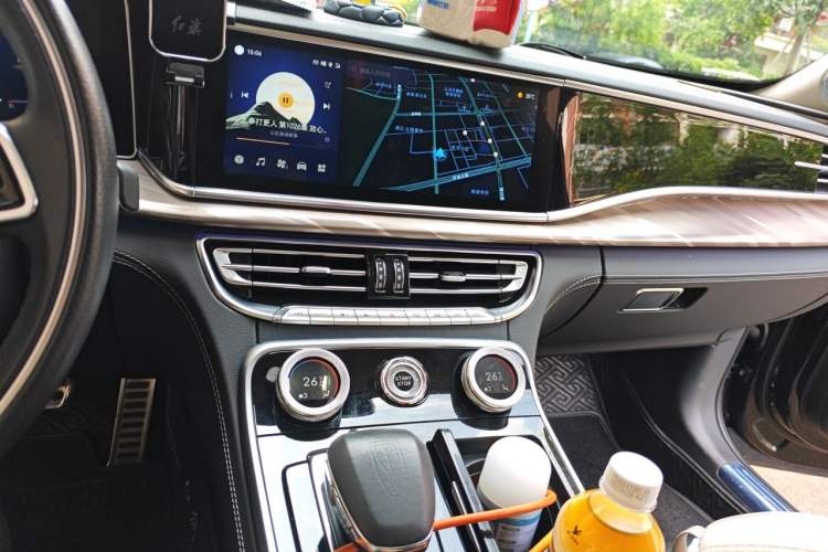 Used Hongqi H9 2020 2.0T Smart Connect Flagship Edition Audio And AC Panel