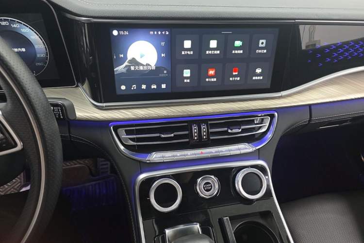 Used Hongqi H9 2020 3.0T Smart Connect Flagship Four-Seat Version Audio And AC Panel