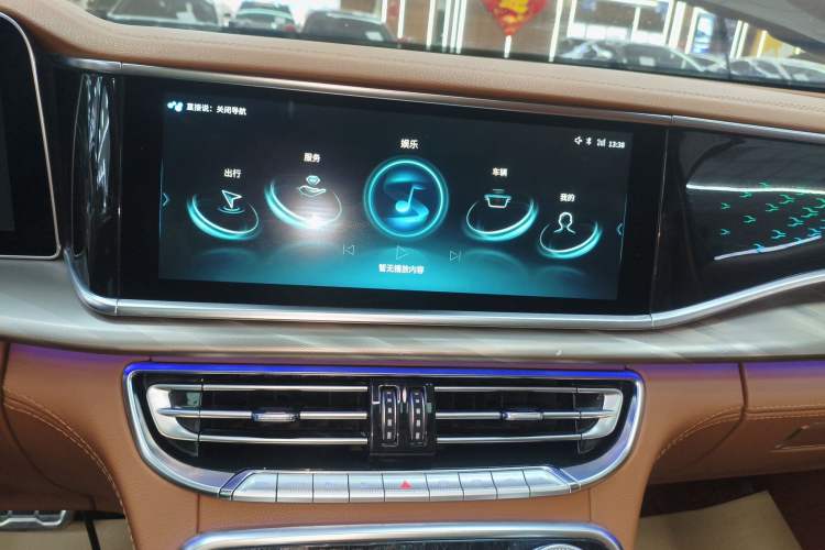 Used Hongqi H9 2020 2.0T Smart Connect Flagship Edition Audio And AC Panel
