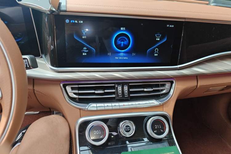 Used Hongqi H9 2020 2.0T Smart Connect Flagship Edition Audio And AC Panel