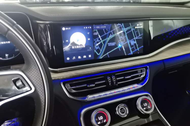 Used Hongqi H9 2020 3.0T Smart Connect Flagship Four-Seat Version Audio And AC Panel