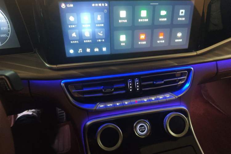 Used Hongqi H9 2020 2.0T Smart Connect Flagship Edition Audio And AC Panel