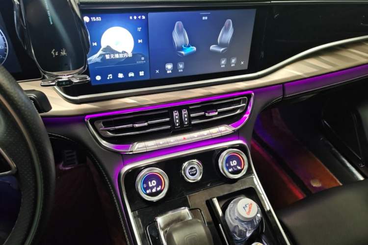 Used Hongqi H9 2020 2.0T Smart Connect Flagship Edition Audio And AC Panel