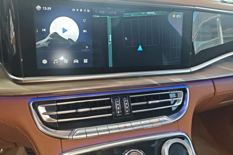 Used Hongqi H9 2020 2.0T Smart Connect Flagship Edition Audio And AC Panel