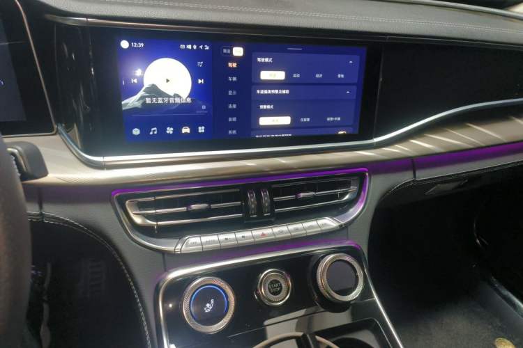 Used Hongqi H9 2020 2.0T Smart Connect Flagship Edition Audio And AC Panel