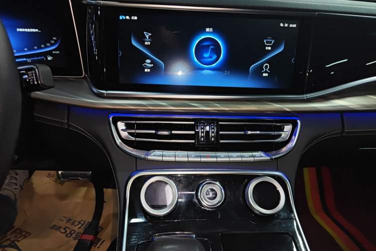 Used Hongqi H9 2020 2.0T Smart Connect Flagship Edition Audio And AC Panel