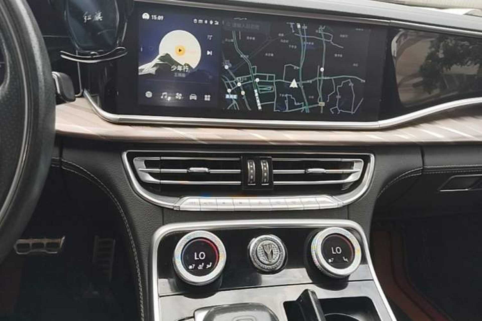 Used Hongqi H9 2020 2.0T Smart Connect Flagship Edition Audio And AC Panel