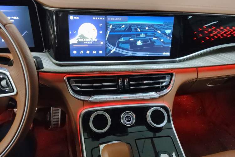 Used Hongqi H9 2020 3.0T Smart Connect Flagship Edition Audio And AC Panel