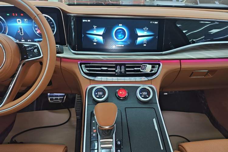 Used Hongqi H9 2020 2.0T Smart Connect Flagship Edition Audio And AC Panel