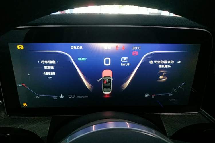Used Hongqi H9 2020 2.0T Smart Connect Flagship Edition Instrument Cluster