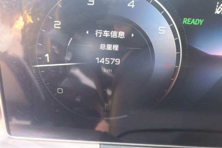 Used Hongqi H9 2020 2.0T Smart Connect Flagship Edition Odometer Close Up