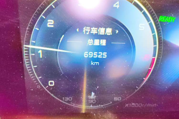 Used Hongqi H9 2020 2.0T Smart Connect Flagship Edition Odometer Close Up