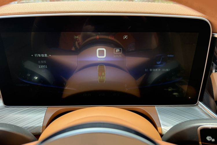Used Hongqi H9 2020 2.0T Smart Connect Flagship Edition Odometer Close Up