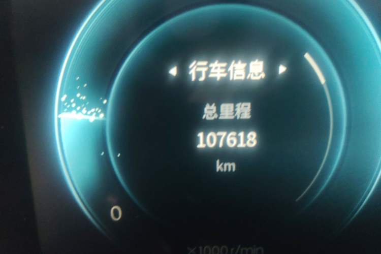 Used Hongqi H9 2020 2.0T Smart Connect Flagship Edition Odometer Close Up