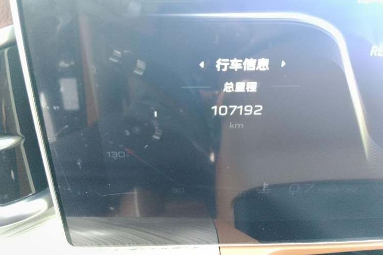 Used Hongqi H9 2020 2.0T Smart Connect Flagship Edition Odometer Close Up