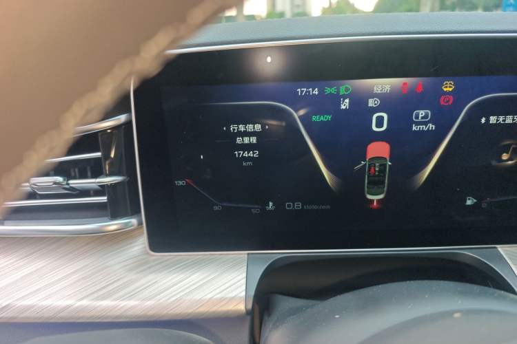 Used Hongqi H9 2020 Revised Version 2.0T Smart Connect Flagship Edition Odometer Close Up