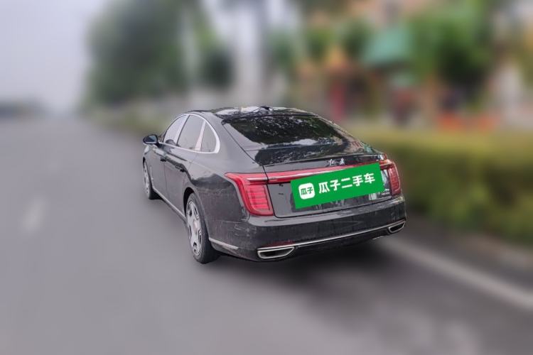 Used Hongqi H9 2020 2.0T Smart Connect Flagship Edition Rear Left 45 Deg