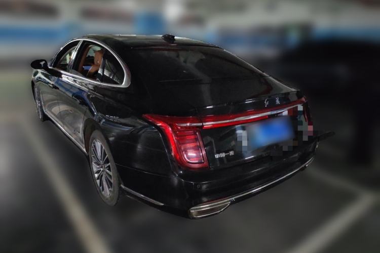 Used Hongqi H9 2020 2.0T Smart Connect Flagship Edition Rear Left 45 Deg
