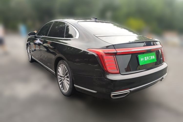 Used Hongqi H9 2020 2.0T Smart Connect Flagship Edition Rear Left 45 Deg