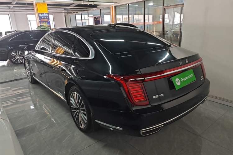 Used Hongqi H9 2020 2.0T Smart Connect Flagship Edition Rear Left 45 Deg