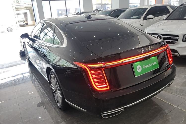 Used Hongqi H9 2020 2.0T Smart Connect Flagship Edition Rear Left 45 Deg