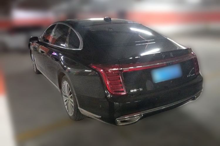 Used Hongqi H9 2020 2.0T Smart Connect Flagship Edition Rear Left 45 Deg