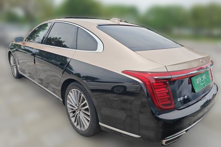 Used Hongqi H9 2020 2.0T Smart Connect Flagship Edition Rear Left 45 Deg