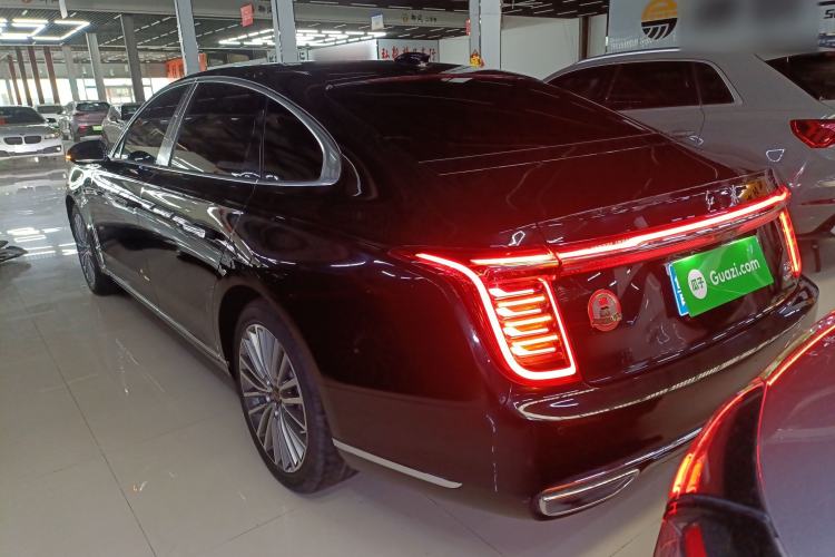Used Hongqi H9 2020 2.0T Smart Connect Flagship Edition Rear Left 45 Deg