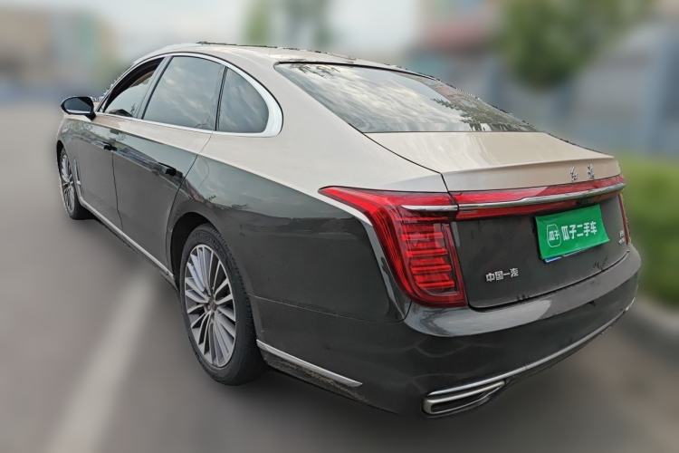 Used Hongqi H9 2020 2.0T Smart Connect Flagship Edition Rear Left 45 Deg