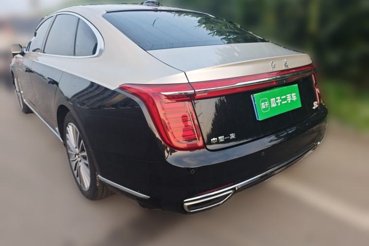 Used Hongqi H9 2020 2.0T Smart Connect Flagship Edition Rear Left 45 Deg