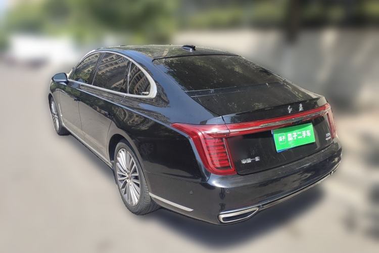 Used Hongqi H9 2020 2.0T Smart Connect Flagship Edition Rear Left 45 Deg