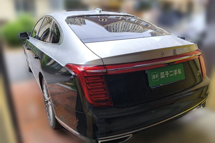 Used Hongqi H9 2020 2.0T Smart Connect Flagship Edition Rear Left 45 Deg