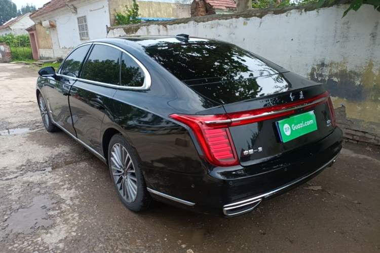 Used Hongqi H9 2020 2.0T Smart Connect Flagship Edition Rear Left 45 Deg