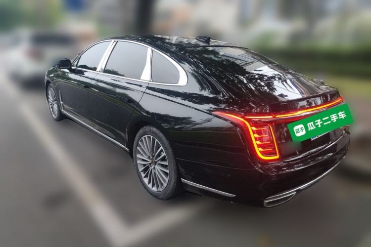 Used Hongqi H9 2020 2.0T Smart Connect Flagship Edition Rear Left 45 Deg