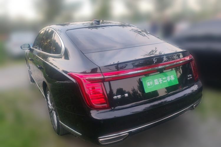 Used Hongqi H9 2020 2.0T Smart Connect Flagship Edition Rear Left 45 Deg