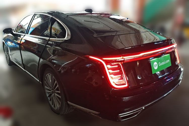Used Hongqi H9 2020 2.0T Smart Connect Flagship Edition Rear Left 45 Deg