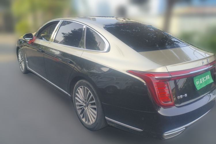 Used Hongqi H9 2020 2.0T Smart Connect Flagship Edition Rear Left 45 Deg