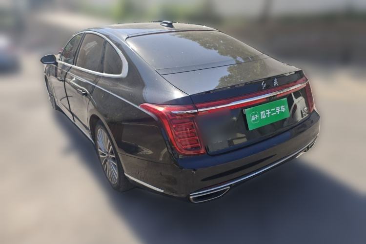 Used Hongqi H9 2020 2.0T Smart Connect Flagship Edition Rear Left 45 Deg