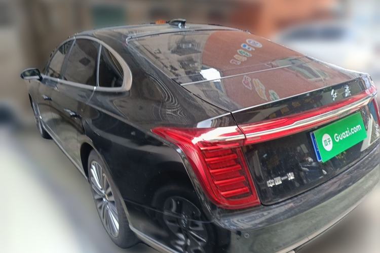 Used Hongqi H9 2020 2.0T Smart Connect Flagship Edition Rear Left 45 Deg