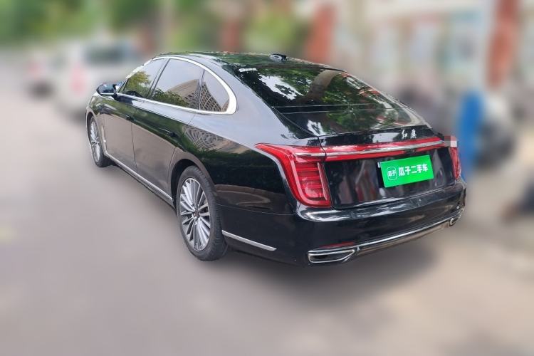 Used Hongqi H9 2020 2.0T Smart Connect Flagship Edition Rear Left 45 Deg