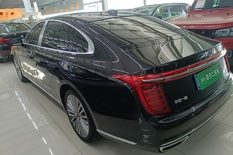 Used Hongqi H9 2020 2.0T Smart Connect Flagship Edition Rear Left 45 Deg
