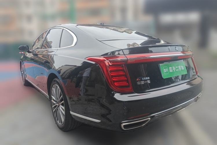 Used Hongqi H9 2020 2.0T Smart Connect Flagship Edition Rear Left 45 Deg