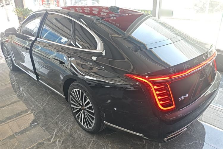 Used Hongqi H9 2020 2.0T Smart Connect Flagship Edition Rear Left 45 Deg