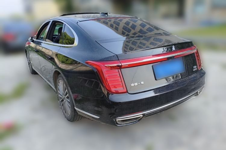 Used Hongqi H9 2020 2.0T Smart Connect Flagship Edition Rear Left 45 Deg