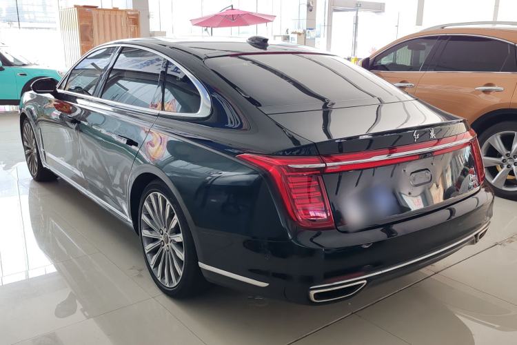 Used Hongqi H9 2020 3.0T Smart Connect Flagship Four-Seat Version Rear Left 45 Deg