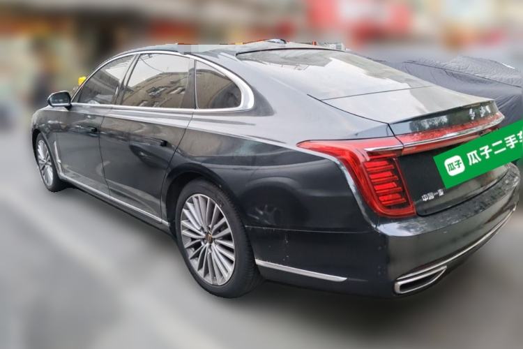 Used Hongqi H9 2020 2.0T Smart Connect Flagship Edition Rear Left 45 Deg
