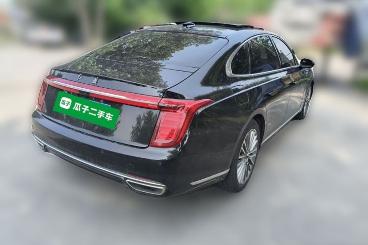 Used Hongqi H9 2020 2.0T Smart Connect Flagship Edition Rear Right 45 Deg