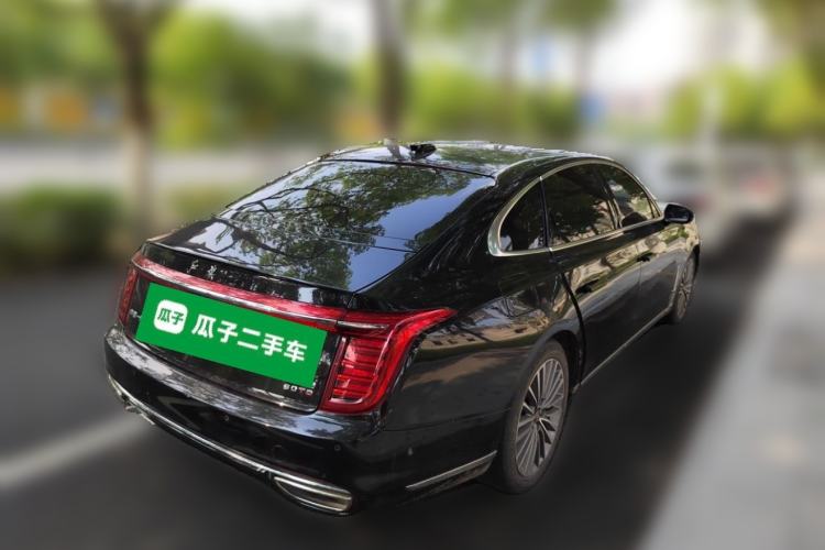 Used Hongqi H9 2020 2.0T Smart Connect Flagship Edition Rear Right 45 Deg